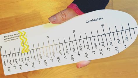 Made from locally sourced birch plywood and hand finished in our studio in Providence, RI. . Free printable sock ruler